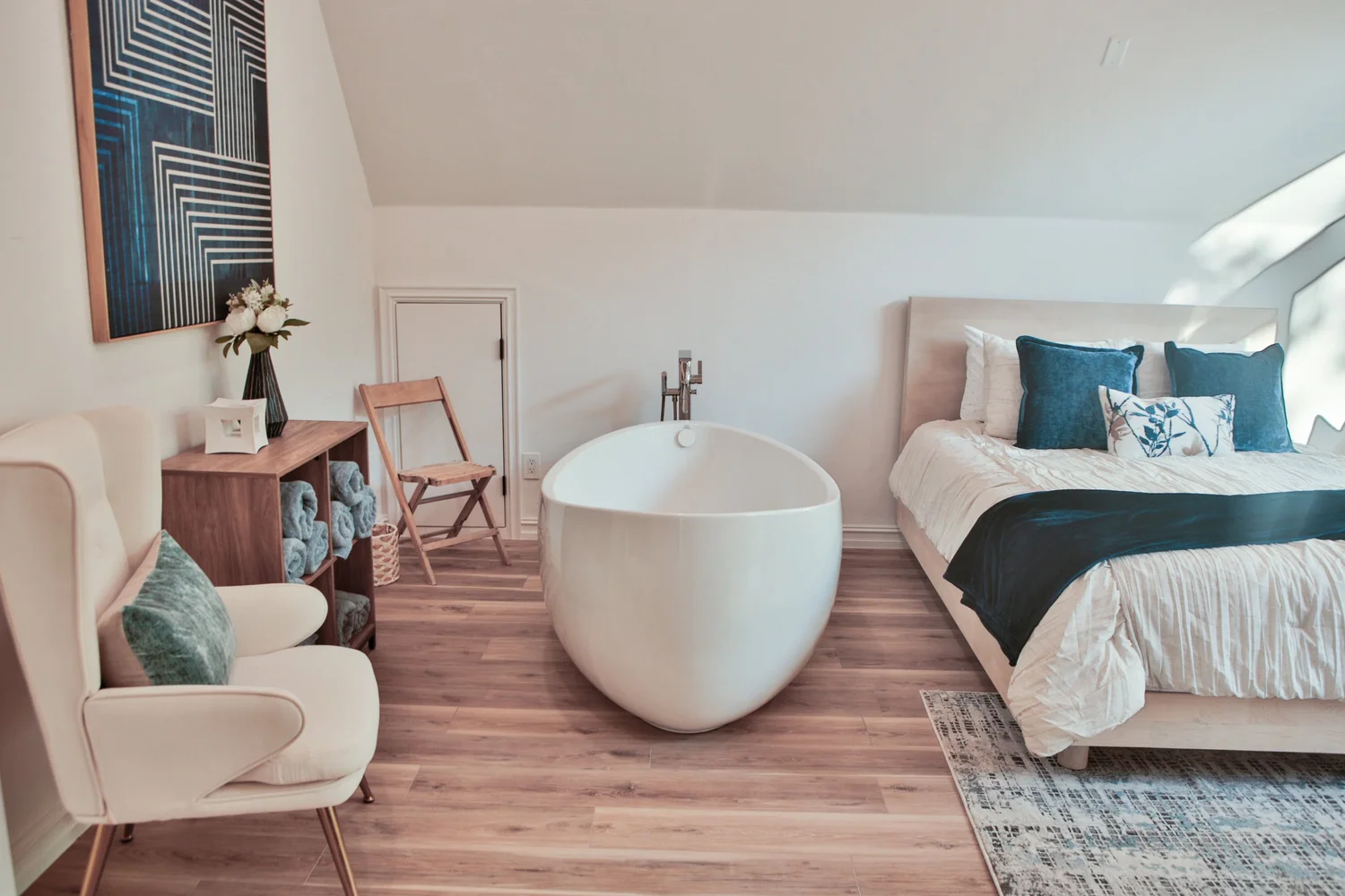 جناح مع حوض - Suite avec baignoire